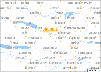 map of Bölinge