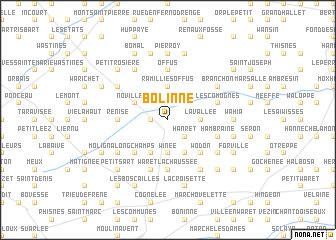 map of Bolinne