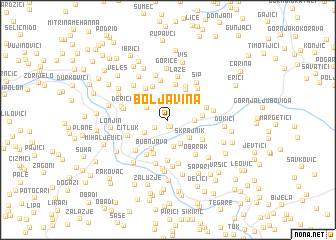 map of Boljavina