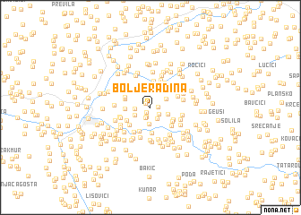 map of Boljeradina