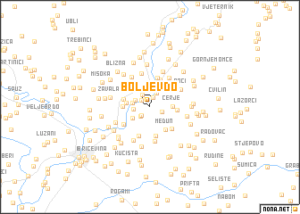 map of Boljev Do