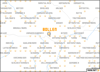 map of Böllen