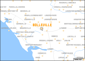 map of Bolleville