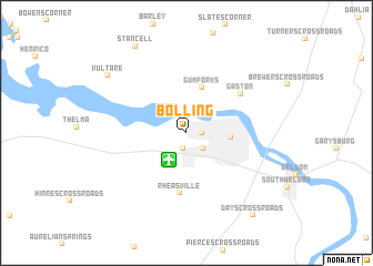 map of Bolling