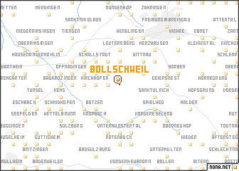 map of Bollschweil
