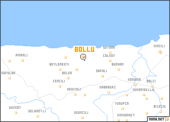 map of Bollu