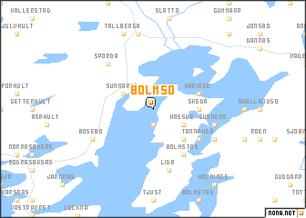 map of Bolmsö