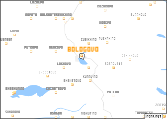 map of Bologovo
