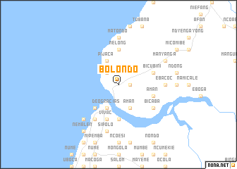 map of Bolondo