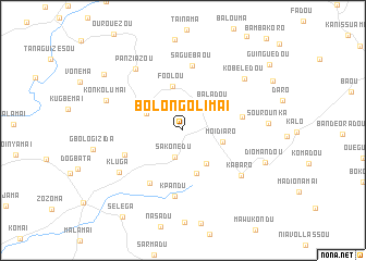 map of Bolongolimai