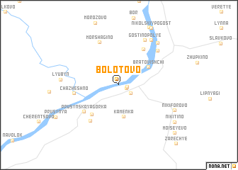map of Bolotovo