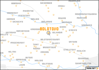 map of Bolotovo