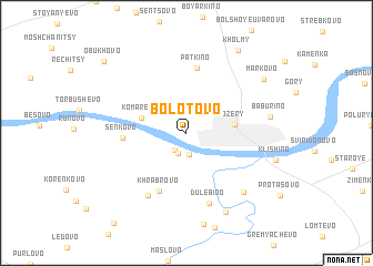 map of Bolotovo