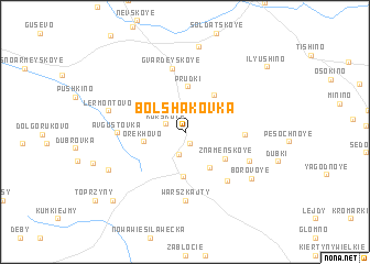 map of Bolʼshakovka
