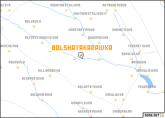 map of Bolʼshaya Karpivka