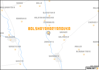 map of Bolʼshaya Marʼyanovka