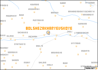 map of Bolshe-Zakhar\