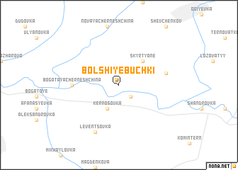 map of Bolʼshiye Buchki