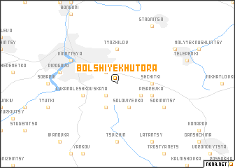 map of Bolʼshiye Khutora