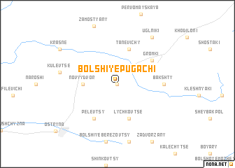 map of Bolʼshiye Pugachi