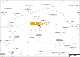 map of Bol\