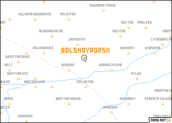map of Bolʼshoy Porsk