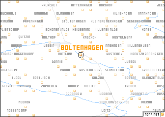 map of Boltenhagen