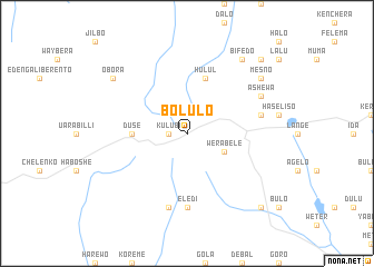 map of Bolulo