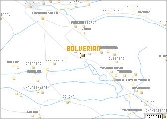 map of Bolverīān