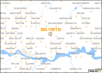map of Bolyartsi