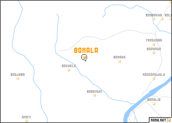 map of Bomala