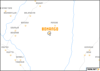 map of Bomango