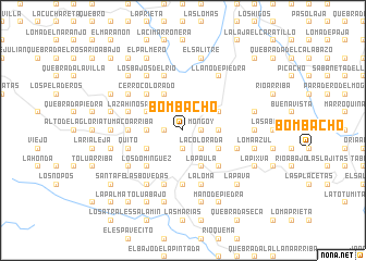 map of Bombacho