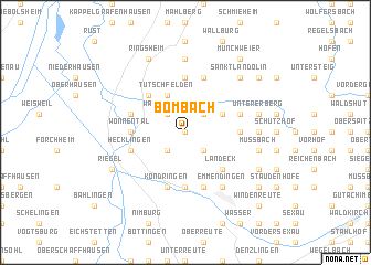 map of Bombach