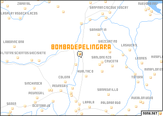 map of Bomba de Pelingara