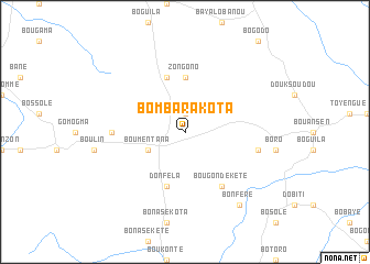 map of Bombara-Kota