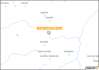 map of Bombo-Mukoma