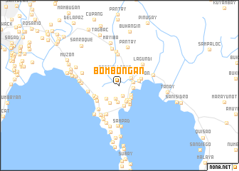 map of Bombongan