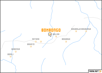 map of Bombongo