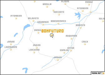 map of Bom Futuro
