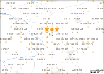 map of Bomhof