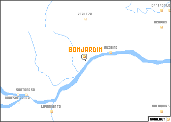 map of Bom Jardim