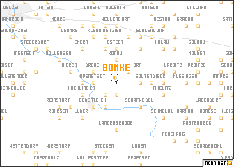map of Bomke