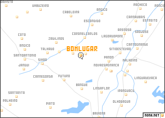 map of Bom Lugar