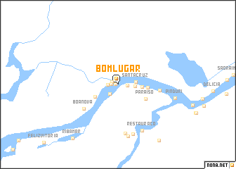 map of Bom Lugar