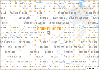 map of Bommelhoek