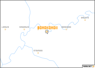 map of Bomo Komo II