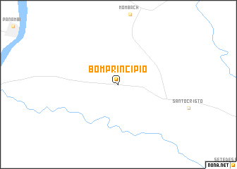 map of Bom Princípio