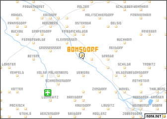 map of Bomsdorf