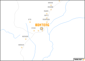map of Bomteng